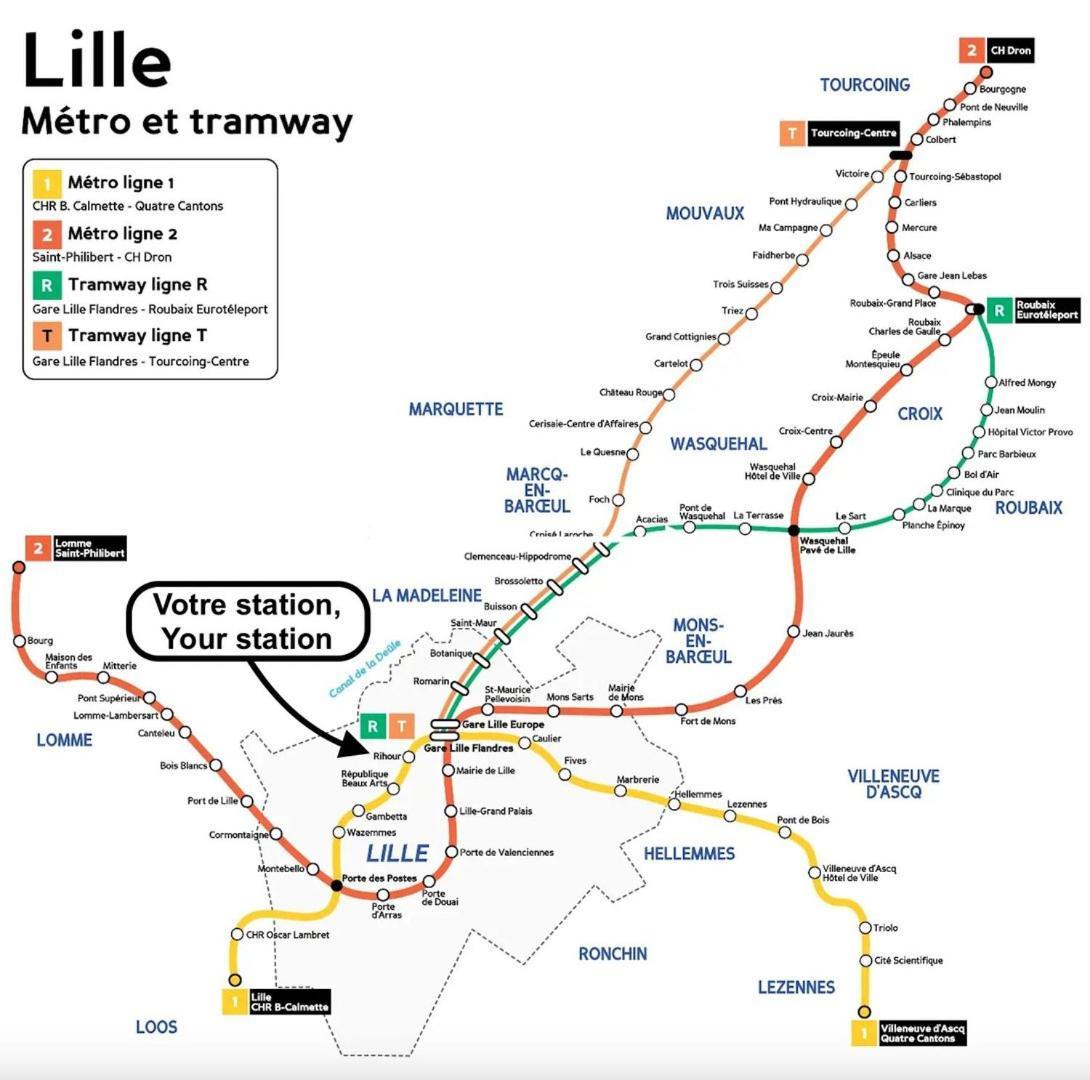Vieux Lille - Appartement Ideal Pour 2 Personnes 외부 사진